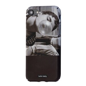 Чохол-накладка DK пластик з прорізами Hello Baby для Apple iPhone 7 / 8 (black)