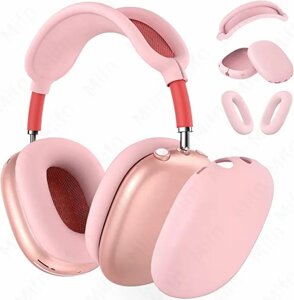 Чохол-накладка DK Silicone Candy Friendly 3в1 для Apple AirPods Max 1 / 2 (pink)