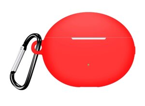 Чехол-накладка DK Silicone Candy Friendly з карабіном для Huawei FreeBuds 5i (red)