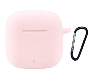 Чохол-накладка DK Silicone Candy Friendly з карабіном для Huawei FreeBuds SE 2 (pink)