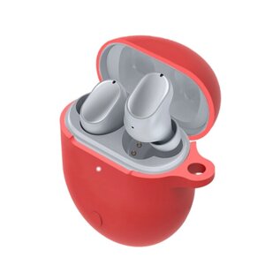Чохол-накладка DK Silicone Candy Friendly з карабіном для Xiaomi Redmi AirDots 3 Pro / Buds 3 Pro (red)