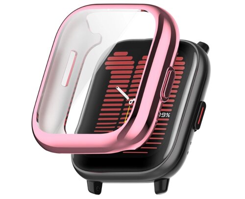 Чохол-накладка DK Silicone Face Case для Xiaomi Amazfit Active (A2211) (pink rose)