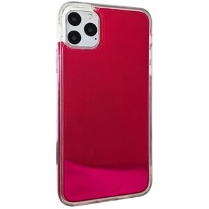 Чохол-накладка DK Silicone Liquid Neon Sand для Apple iPhone 11 Pro (red-pink)