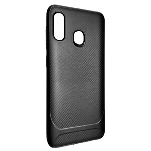 Чохол-накладка DK Silicone SGP Carbon для Samsung A20 / A30 (black)