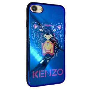 Чохол-накладка DK силікон лак Kenzo Paris для Apple iPhone 7 / 8 (blue)