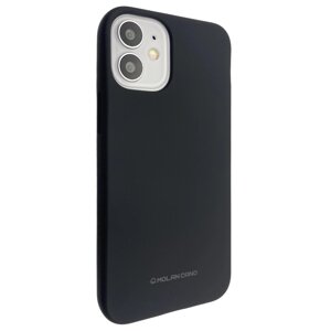 Чохол-накладка Silicone Hana Molan Cano SF Jelly для Apple iPhone 12 mini 5.4"black)