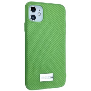 Чохол-накладка Silicone Molan Cano Jelline Bumper для Apple iPhone 11 (green tea)