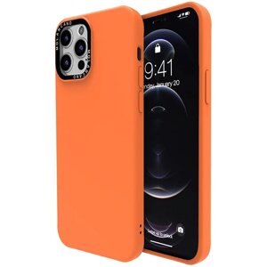 Чохол-накладка Silicone Molan Cano SF Jelly MAI XI для Apple iPhone 12 / 12 6.1 Pro"orange)