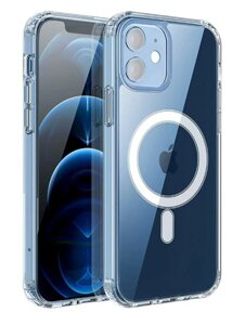 Чохол-накладка Силікон Composite Clear Case з MagSafe для Apple iPhone 12 / 12 6.1 Pro"clear)