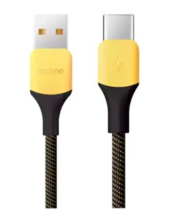 Кабель Data Cable Fast Charging 27W / 3A 1m USB на Type-C / USB-C для Realme (RMW2189) (yellow)