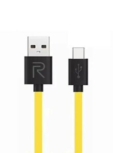 Кабель Data Cable Fast Charging 27W / 3A 1m USB на Type-C / USB-C для Realme (yellow)