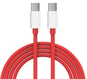 Кабель data cable ultradart / supervooc / warp / 150W / 240W / 12A 1m type-C на type-C / USB-C (OEM) (red)