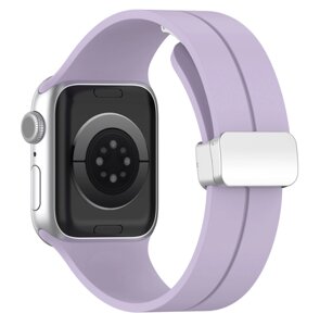 Ремінець CDK для Apple Watch 40 mm (Series 4 / 5 / 6 / SE1 / SE2) Silicone Sport Magnetic (017247) (viola /