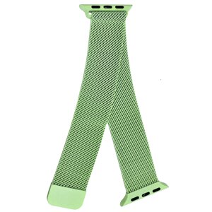 Ремінець CDK для Apple Watch 45 mm (Series 7 / 8 / 9) Метал Milanese Loop (05527) (light green)