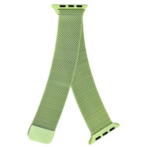 Ремінець CDK для Apple Watch 45 mm (Series 7 / 8 / 9) Метал Milanese Loop (05527) (lime)