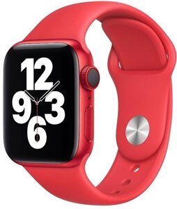 Ремінець CDK для Apple Watch 46mm (Series 10)M / L Silicone Sport Band (05531) (red)