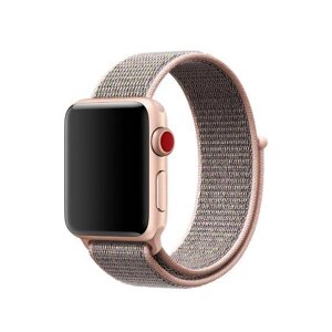 Ремінець CDK для Apple Watch Ultra 49 mm (Series 1 / 2) Nylon Sport Loop (09038) (pink sand)