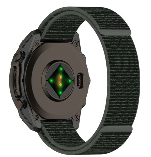 Ремінець CDK для Garmin Fenix 8 51 mm 26 mm Nylon Sport Loop (018557) (olive flak)