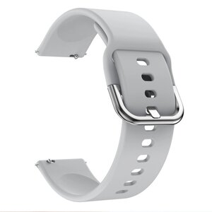 Ремінець CDK для Samsung Watch6 (R930 / R935) 40mm |S" 20mm Silicone Sport Band Classic (012194) (grey)