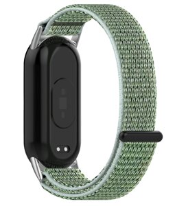 Ремешок CDK для Xiaomi Mi Smart Band 9 | Nylon Sport Loop (018018) (light green)