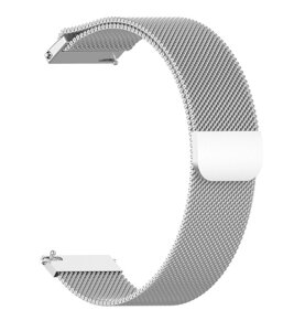 Ремінець CDK Metal Milanese Loop Magnetic 20mm для Garmin дляerunner 245 (09649) (silver)