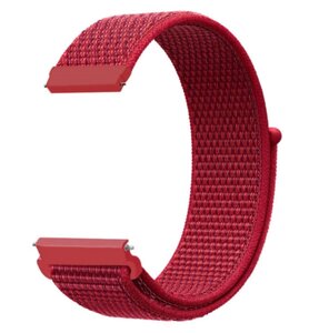 Ремінець CDK Nylon Sport Loop 20mm для Samsung Galaxy Watch Active 2 (R830 / R835) 40mm (012415) (red)