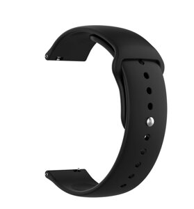 Ремінець CDK Silicone Sport Band 20mm для Huawei Watch 2 (011908) (black)