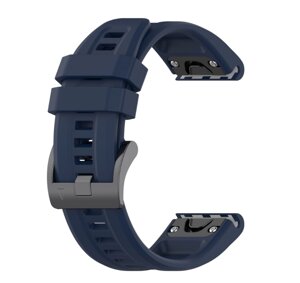 Ремінець CDK Silicone Sport Band Classic 22 mm для Garmin Frenner 935 (015189) (dark blue)