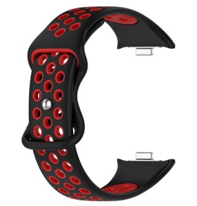 Ремінець CDK Silicone Sport Band Nike для Xiaomi Redmi Watch 4 (017600) (black / red)