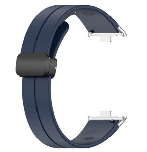 Ремінець CDK Silicone Sport Magnetic для Xiaomi Redmi Watch 4 (017766) (dark blue/black)