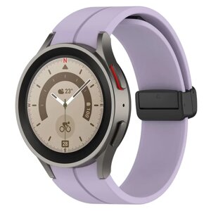 Ремінець CDK Silicone Sport Magnetic "S" для Samsung Galaxy Watch6 (R930 / R935) 40mm (015835) (viola / black)
