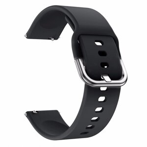 Ремінець DK Silicone Sport Band 22mm для Смарт-Годин Huawei, Samsung, Xiaomi (011018) (black)