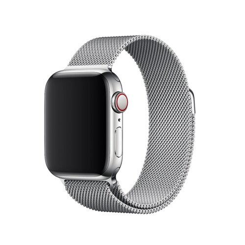 Ремінець метал Milanese Loop для Apple Watch 42 / 44mm (silver)