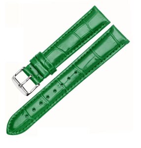 Ремінець DK Leather Crocodile Classic 20m для смарт-Часів Huawei, Samsung, Xiaomi (012195) (green)