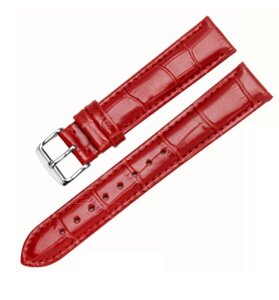 Ремінець DK Leather Crocodile Classic 20m для смарт-Часів Huawei, Samsung, Xiaomi (012195) (red)