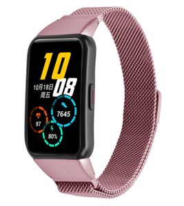 Ремінець DK Metal Milanese Loop Magnetic для Honor Band 6 (012956) (pink rose)