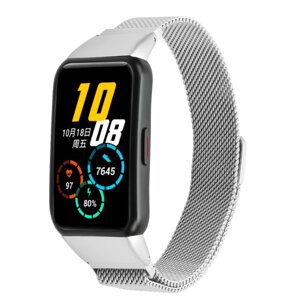 Ремінець DK Metal Milanese Loop Magnetic для Honor Band 6 (012956) (silver)