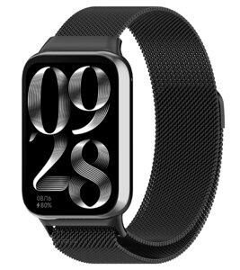 Ремінець DK Metal Milanese Loop Magnetic для Xiaomi Mi Band 8 Pro (black)