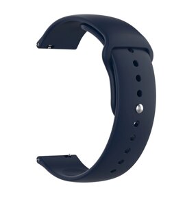 Ремінець DK Silicone Sport Band 20mm для Смарт-Годин Huawei, Samsung, Xiaomi (011908) (dark blue)