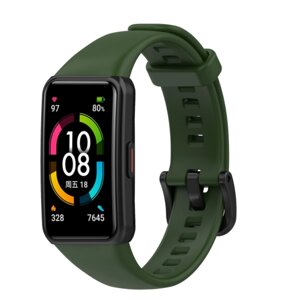 Ремінець DK Silicone Sport Band Classic для Honor Band 6 (011342) (virid)