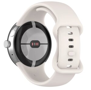 Ремінець DK силікон Sport Band Double Loop "S" для Google Pixel Watch 1 / 2 (017768) (ivory)