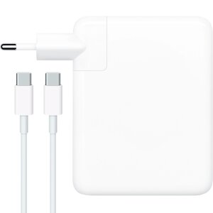 Зарядний пристрій 140W USB-C Power Adapter + кабель 2 м для Apple MacBook (017944) (white)