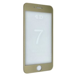 Захисне скло DK 4D Full Glue для Apple iPhone 7 / 8 (gold)