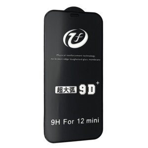 Захисне скло DK 9D+ Full Glue для Apple iPhone 12 mini 5.4"black)