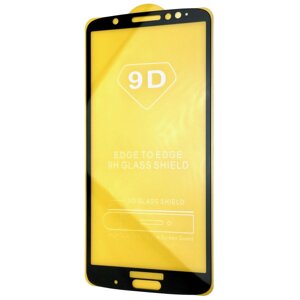 Захисне скло DK Full Glue 9D для Motorola Moto G6 Plus (black)