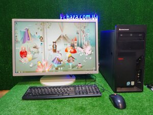 4 ядра, 8 ГБ ОЗП, 500gb win 10+ Монітор 26"клавіатура та мишка в подарунок)