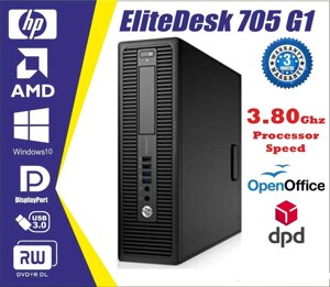 HP 705 G1 A10 6700 4ядра 4.2ghz\ ddr3 8(16gb) AMD Radeon HD 8670D windows 10 или 11