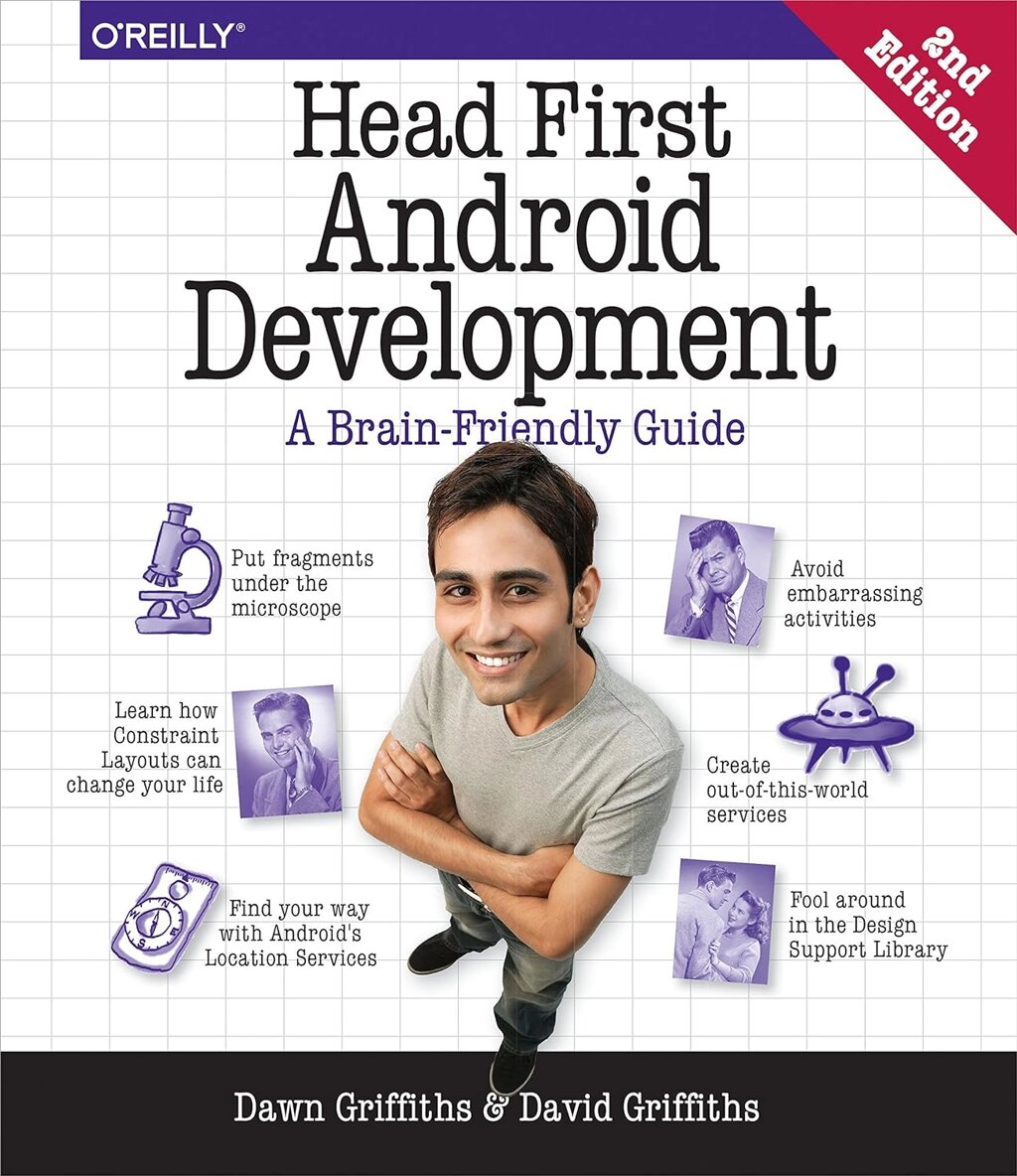 Head First Android Development: A Brain-Friendly Guide 2nd Edition, Dawn Griffiths, David Griffiths від компанії Інтернет-магазин "Рідіт" - фото 1