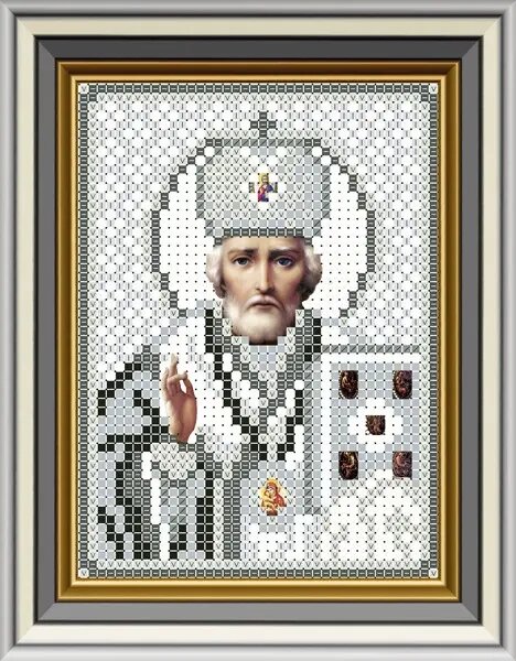 Святой Николай Чудотворец - Иконы - Религия - Схемы в XSD - Кладовочка схем - вышивка крестиком