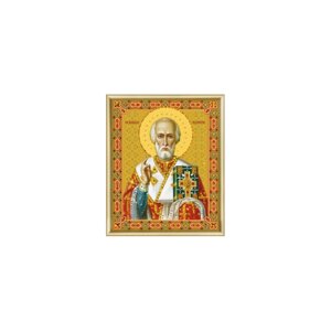 Набір для виготовлення картини зі стразами Чарівна Мить КС-024 Ікона Святителя Миколая Чудотворця